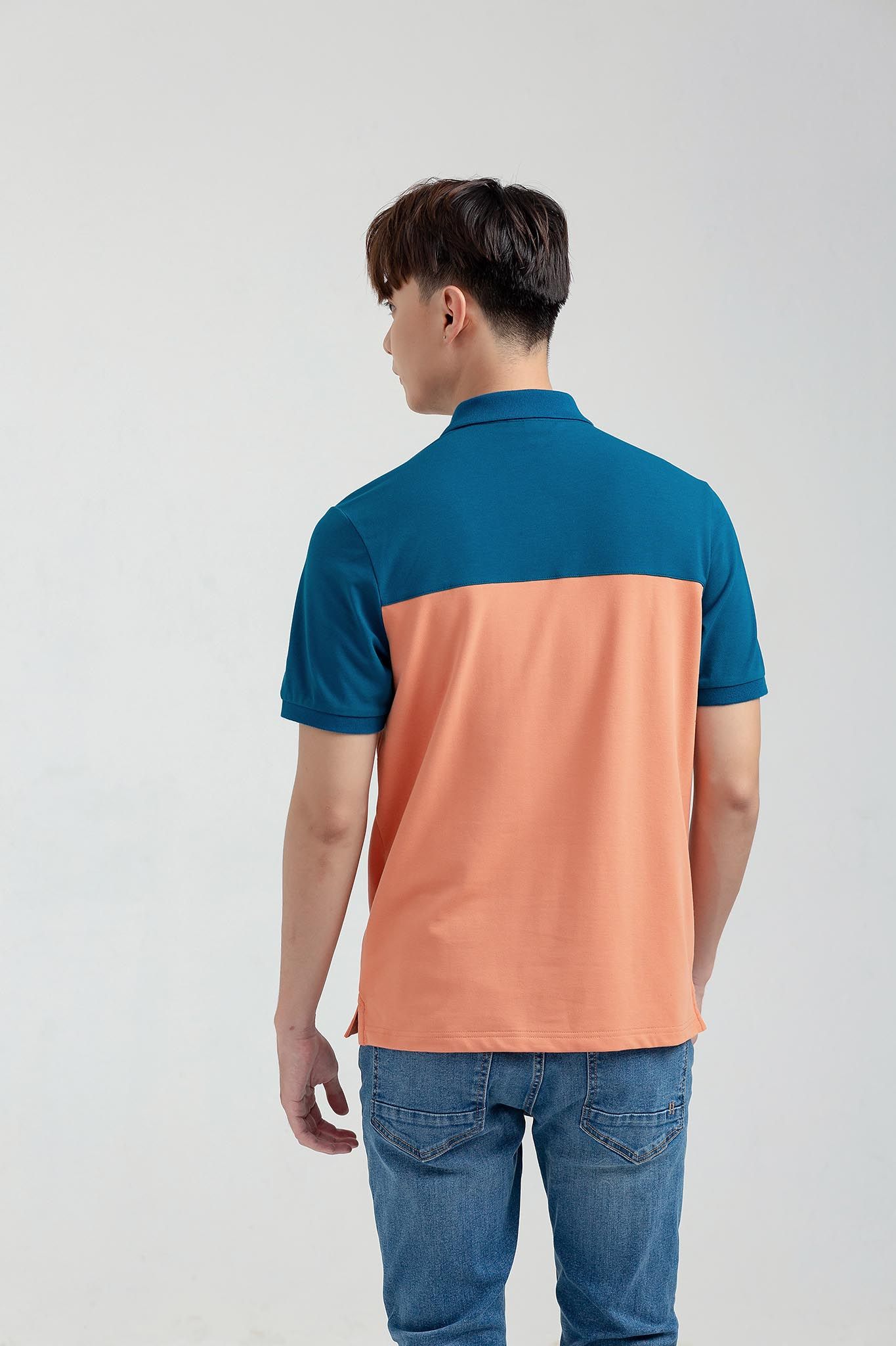 Áo Polo Nam Regular Fit Rã Vai Phối Màu MPO 1018 -