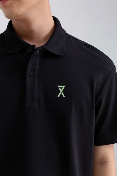 Áo Polo Nam Relax Fit In Typo Serial Chiller MPO 1015