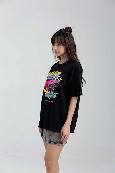 Áo Thun Nữ Fast & Furious In Graphics Hiệu Ứng Nứt WTS 2180