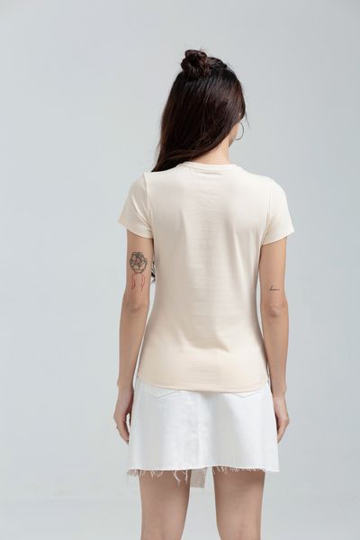 Áo Thun Slim Fit Cổ Tròn In Logo X WTS 2175