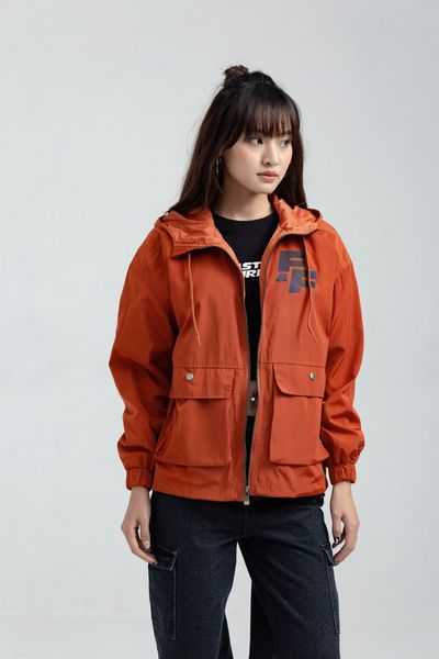 Áo Khoác Dù Nữ Relax Fit In Logo Fast&Fourious WOP 2026