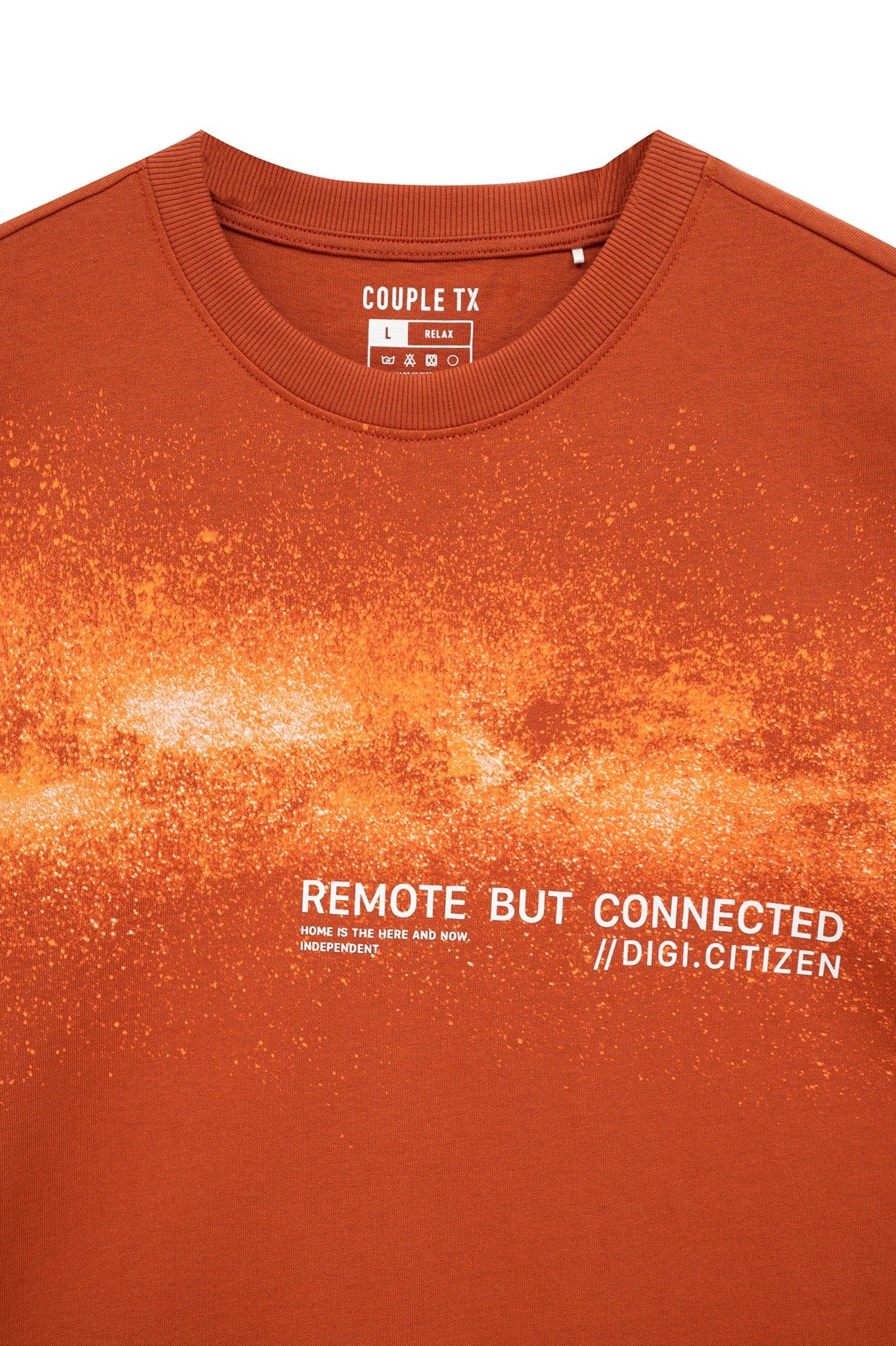 Áo Thun Nam Relax Fit In Tram Galaxy Night MTS 1186 -