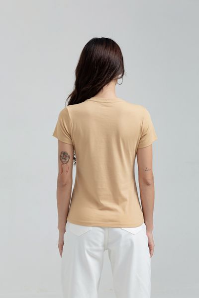Áo thun Nữ Cổ Tim Basic In Logo X WTS 2174