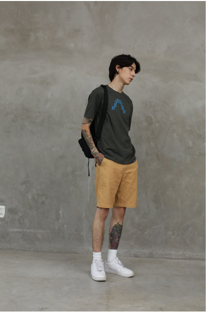 Áo thun Nam In chữ Burn MTS 1098 -