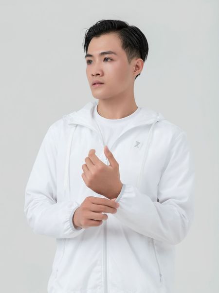 Áo Khoác Dù Nam Basic Phối Dây Kéo Màu MOP 1021