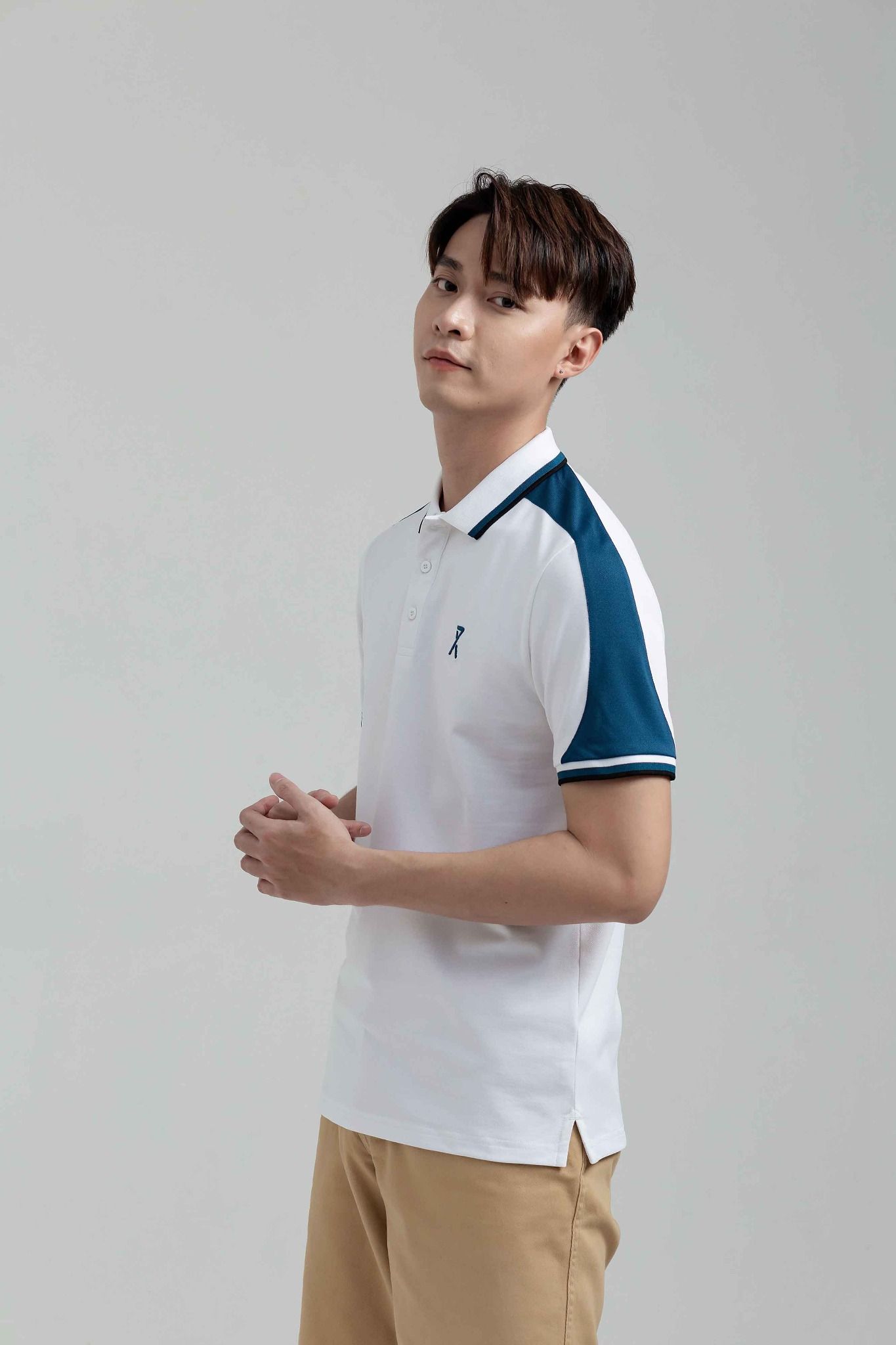 Áo Polo Regular Fit Rã Vai Phối Màu MPO 1019 -
