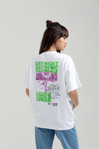Áo Thun Nữ Oversize In Be Unique WTS 2187