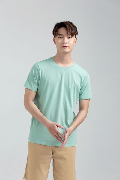 Áo Thun Slim Fit Cổ Tròn In Logo X MTS 1168