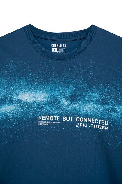 Áo Thun Nam Relax Fit In Tram Galaxy Night MTS 1186