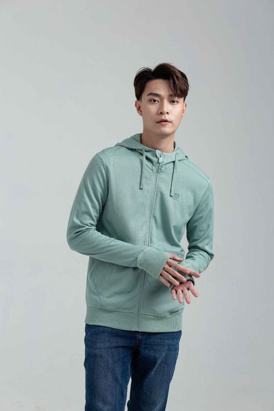 Áo Khoác UV Nam Chống Nắng Regular Fit Dệt Lỗ Mè MOK 1021