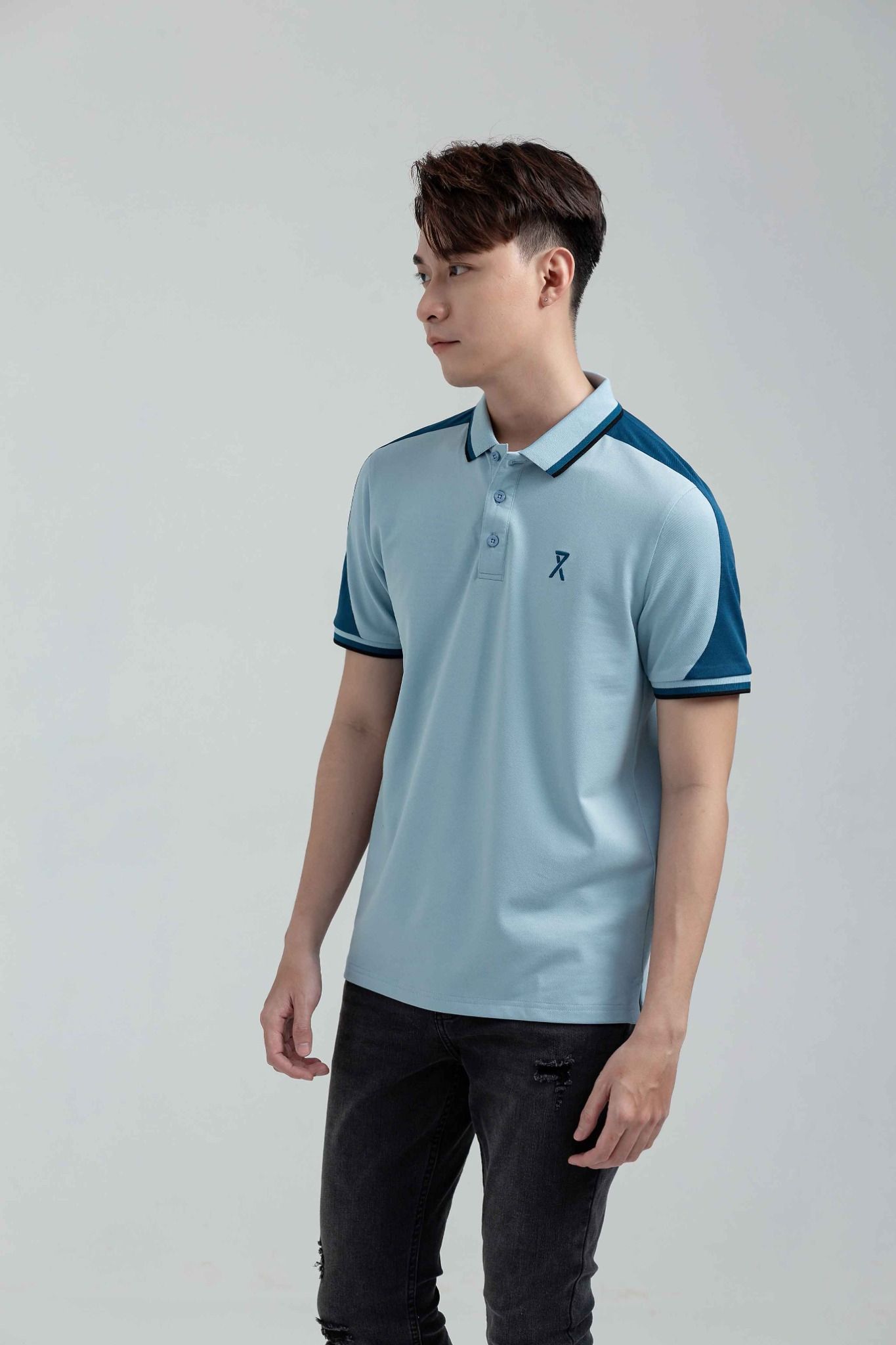Áo Polo Regular Fit Rã Vai Phối Màu MPO 1019 -