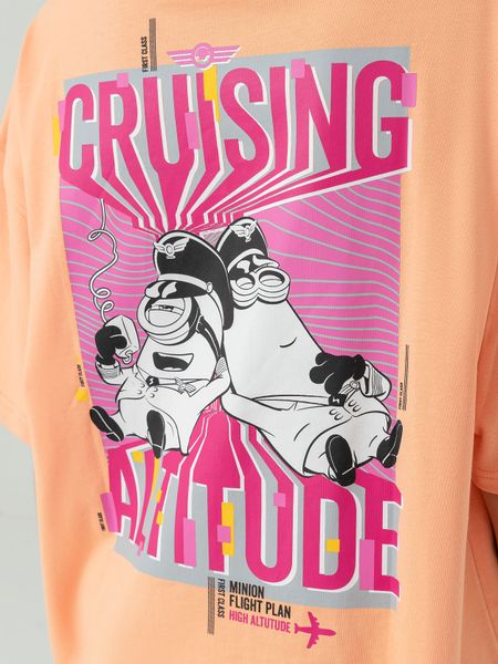 Áo Thun Nữ Minions In Cruising Altitude WTS 2137