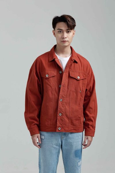 Áo Khoác Oversize Kaki Xớ Chéo Diễu Nẹp MOF 1004