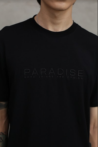 Áo thun Nam Thêu Typo Paradise MTS 1139 -