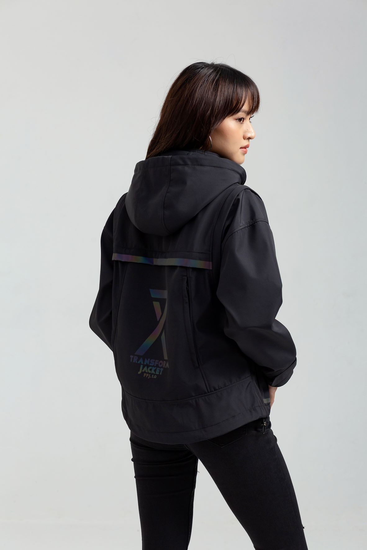 Áo Khoác Trượt Nước Nữ 12in1 Transform Jacket WOP 2020 -