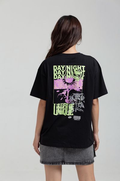 Áo Thun Nữ Oversize In Be Unique WTS 2187