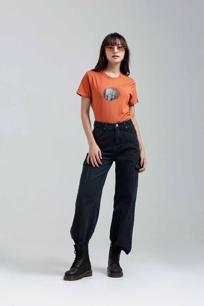 Áo Thun Nữ Regular Fit In Logo Fast & Furious WTS 2182