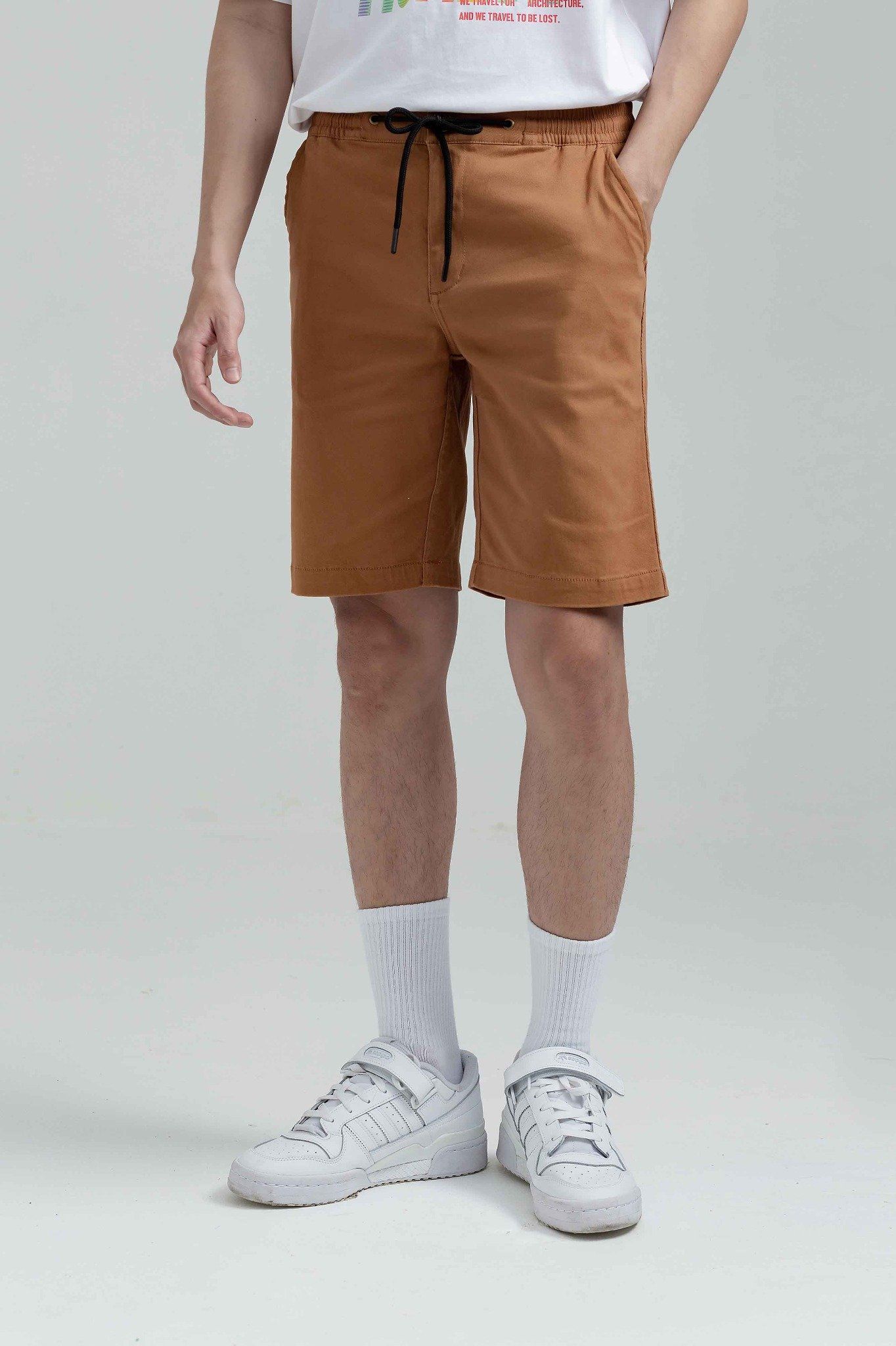 Quần Short Nam Slim Fit Khakis Lưng Thun MSR 1016 -
