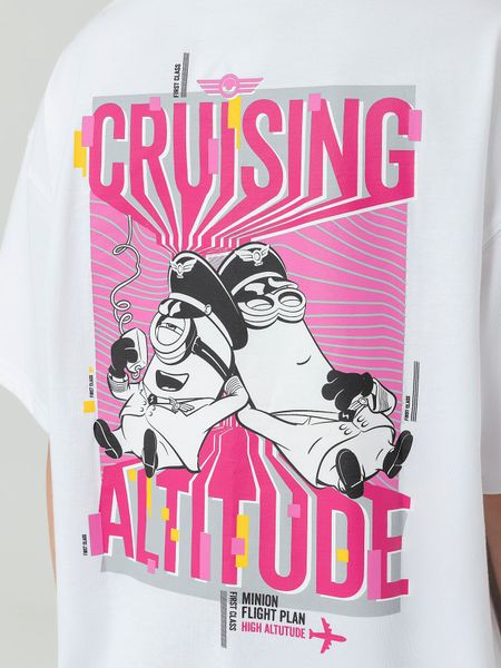 Áo Thun Nữ Minions In Cruising Altitude WTS 2137