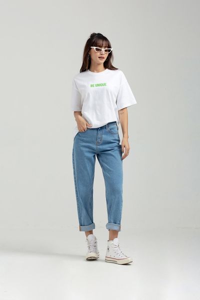 Áo Thun Nữ Oversize In Be Unique WTS 2187