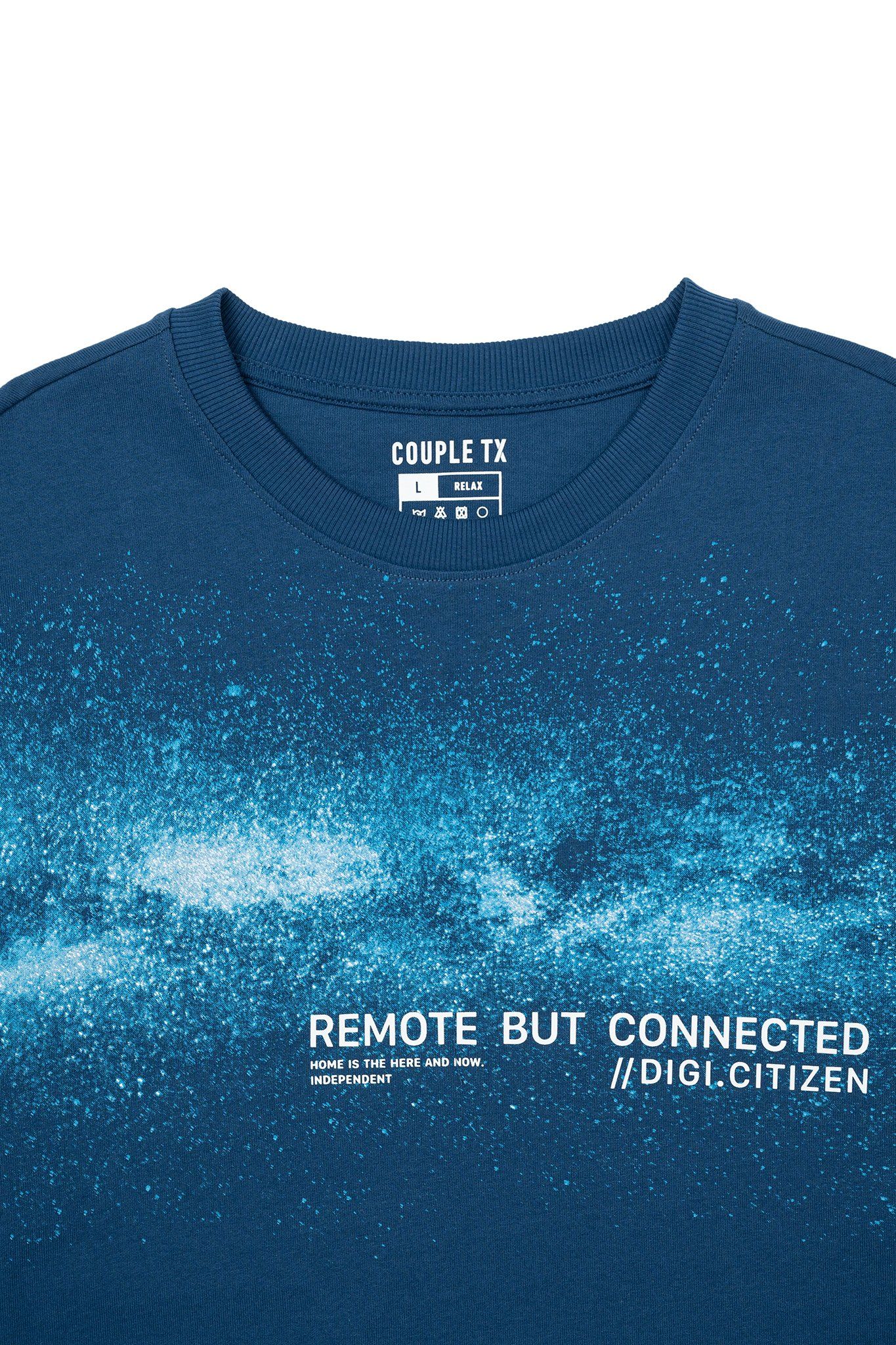 Áo Thun Nam Relax Fit In Tram Galaxy Night MTS 1186 -
