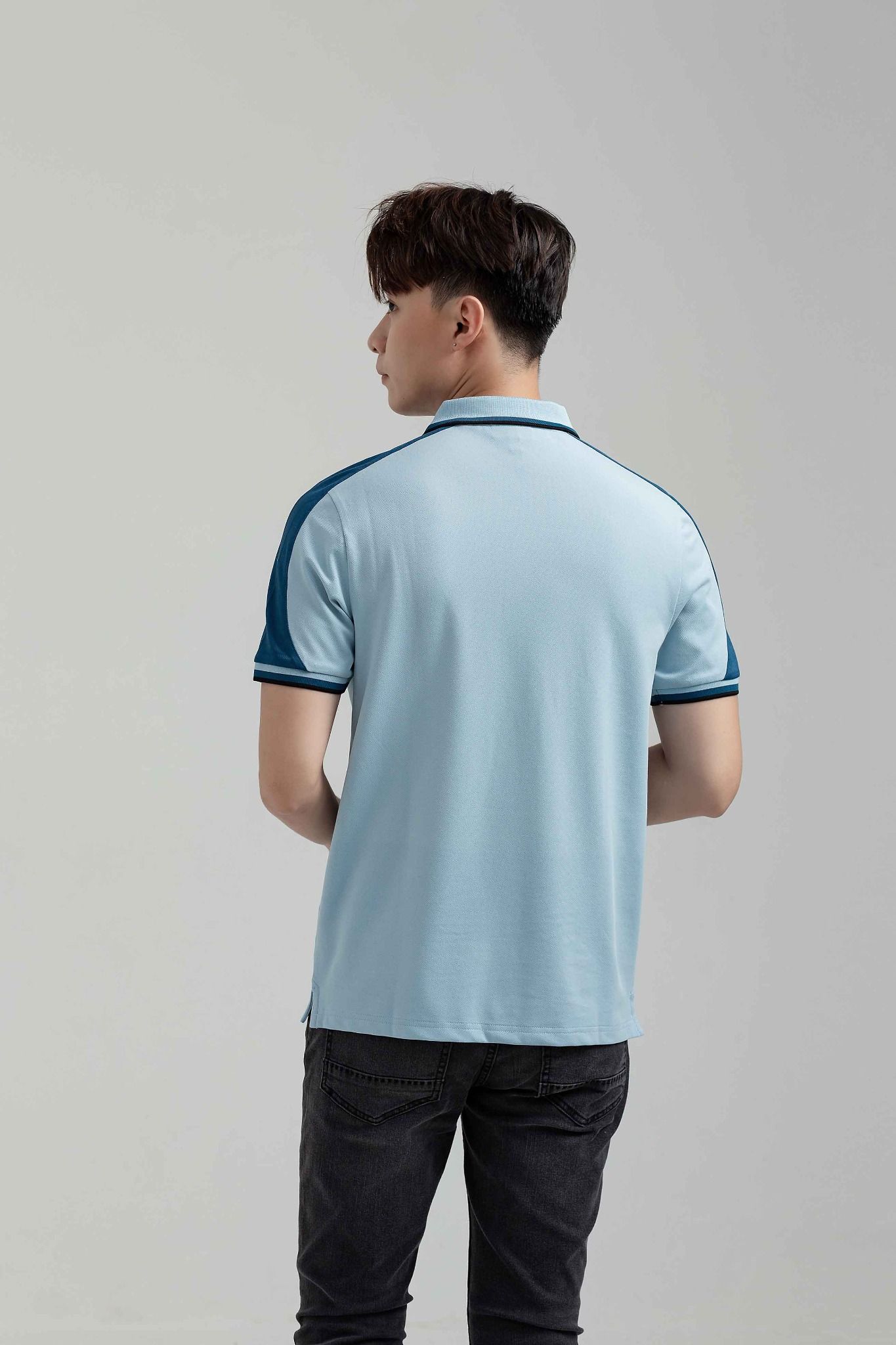 Áo Polo Regular Fit Rã Vai Phối Màu MPO 1019 -