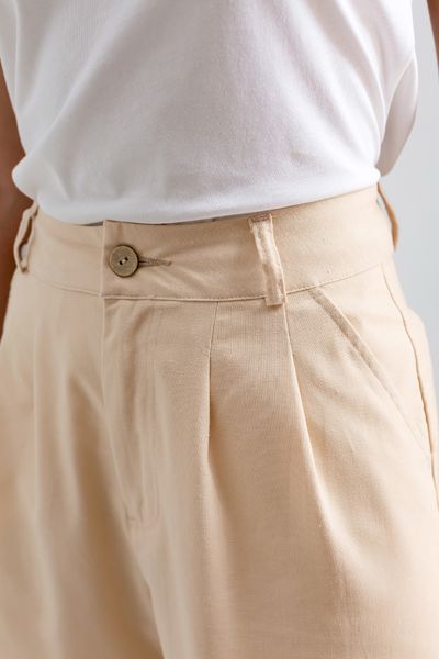 Quần Short Nữ Linen Xẻ Lai WSR 2014
