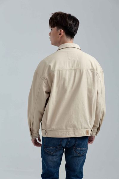 Áo Khoác Oversize Kaki Xớ Chéo Diễu Nẹp MOF 1004