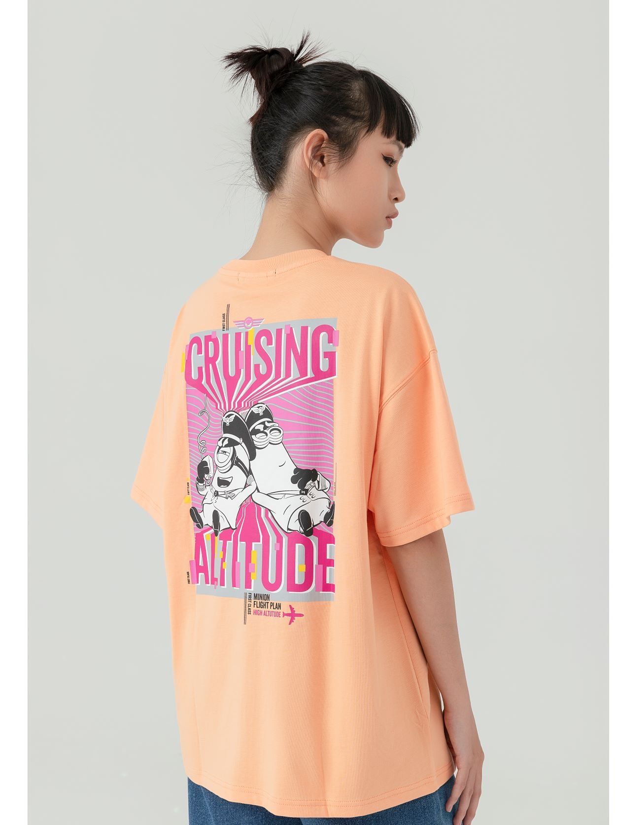 Áo Thun Nữ Minions In Cruising Altitude WTS 2137 -