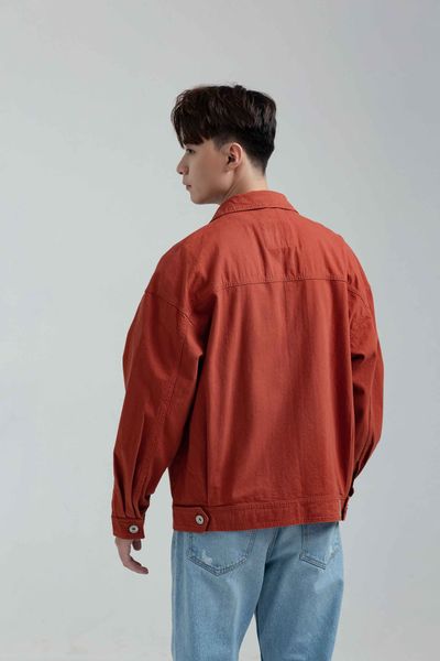 Áo Khoác Oversize Kaki Xớ Chéo Diễu Nẹp MOF 1004