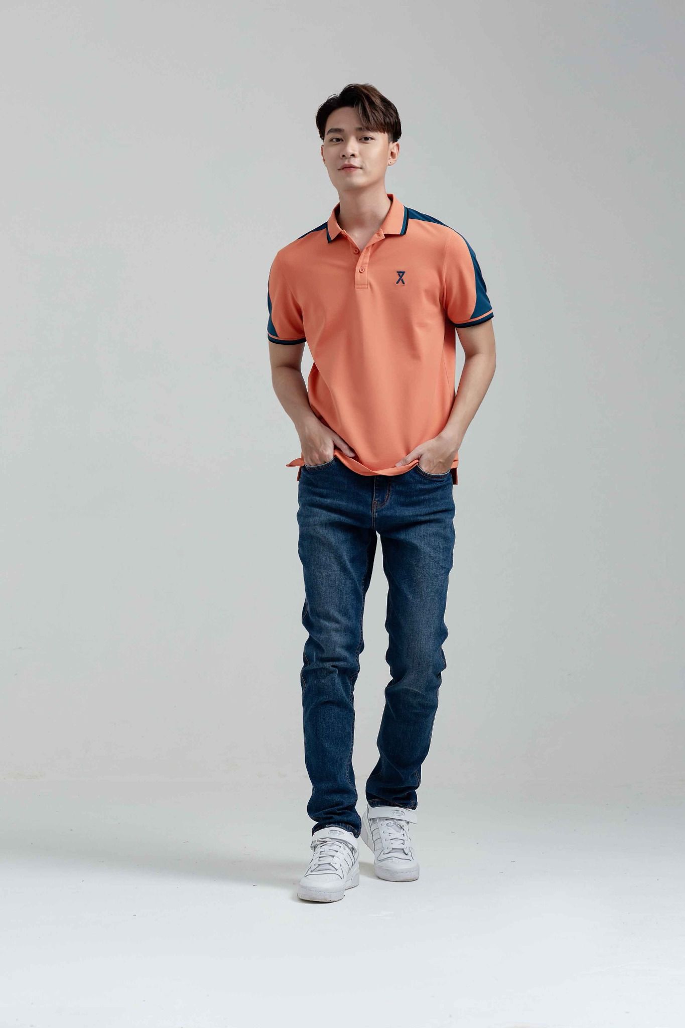 Áo Polo Regular Fit Rã Vai Phối Màu MPO 1019 -