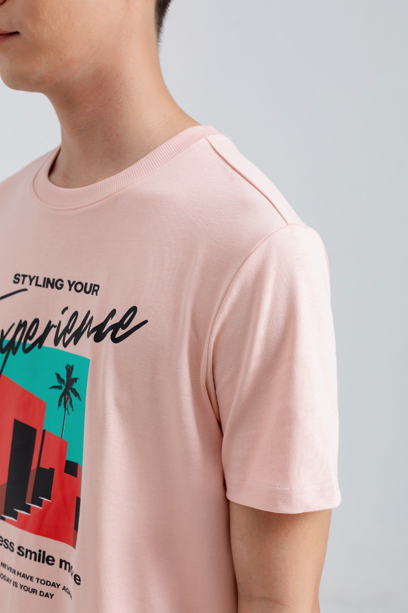Áo Thun Nam Regular Fit In Typo Slogan Graphic Chill MTS 1160 -