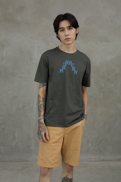 Áo thun Nam In chữ Burn MTS 1098 -