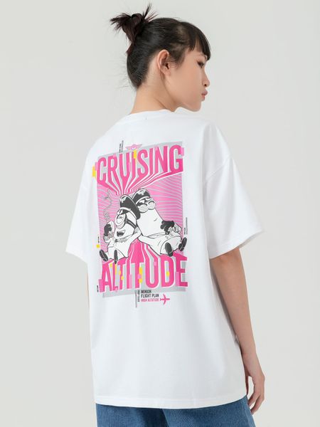 Áo Thun Nữ Minions In Cruising Altitude WTS 2137