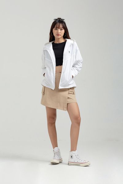 Áo Khoác Dù Nữ Relax Fit Dệt Lỗ Thoáng Khí WOP 2022