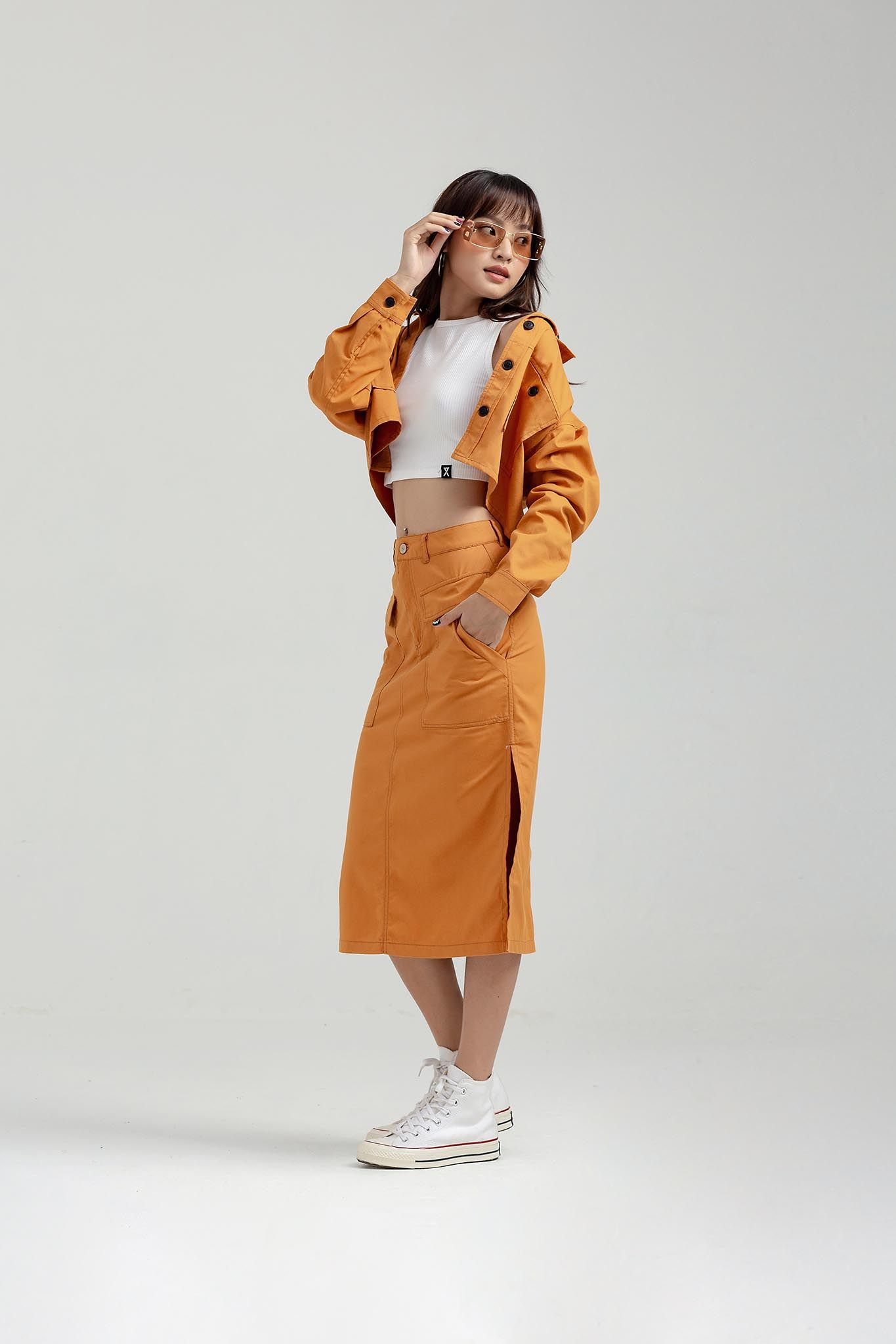 Áo Khoác Croptop Oversize WOF 2009 -