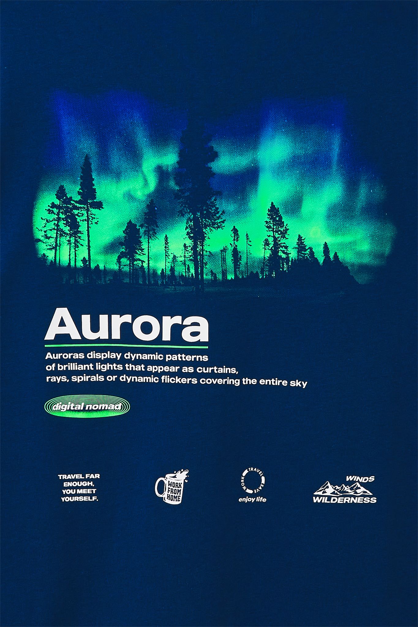 Áo Thun Nam Relax Fit In Graphic Aurora MTS 1178 -