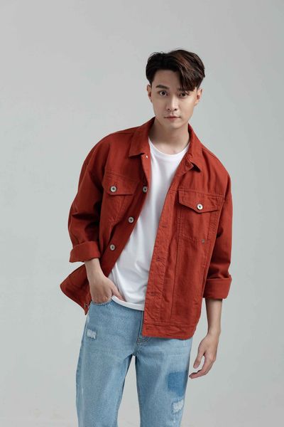 Áo Khoác Oversize Kaki Xớ Chéo Diễu Nẹp MOF 1004