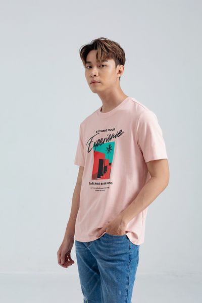 Áo Thun Nam Regular Fit In Typo Slogan Graphic Chill MTS 1160