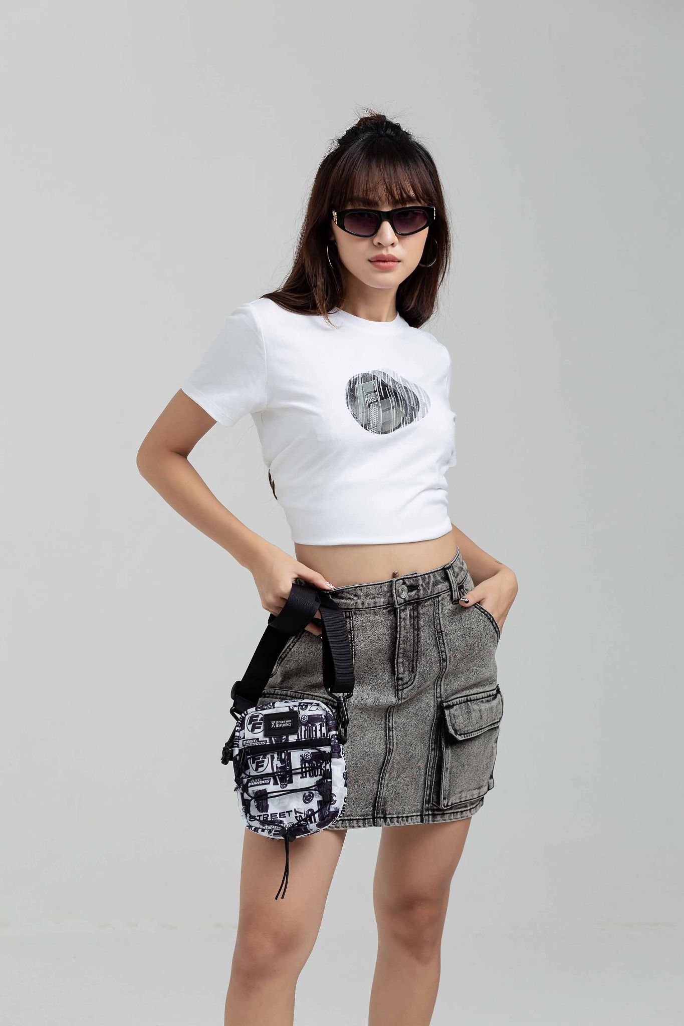 Áo Thun Nữ Regular Fit In Logo Fast & Furious WTS 2182 -