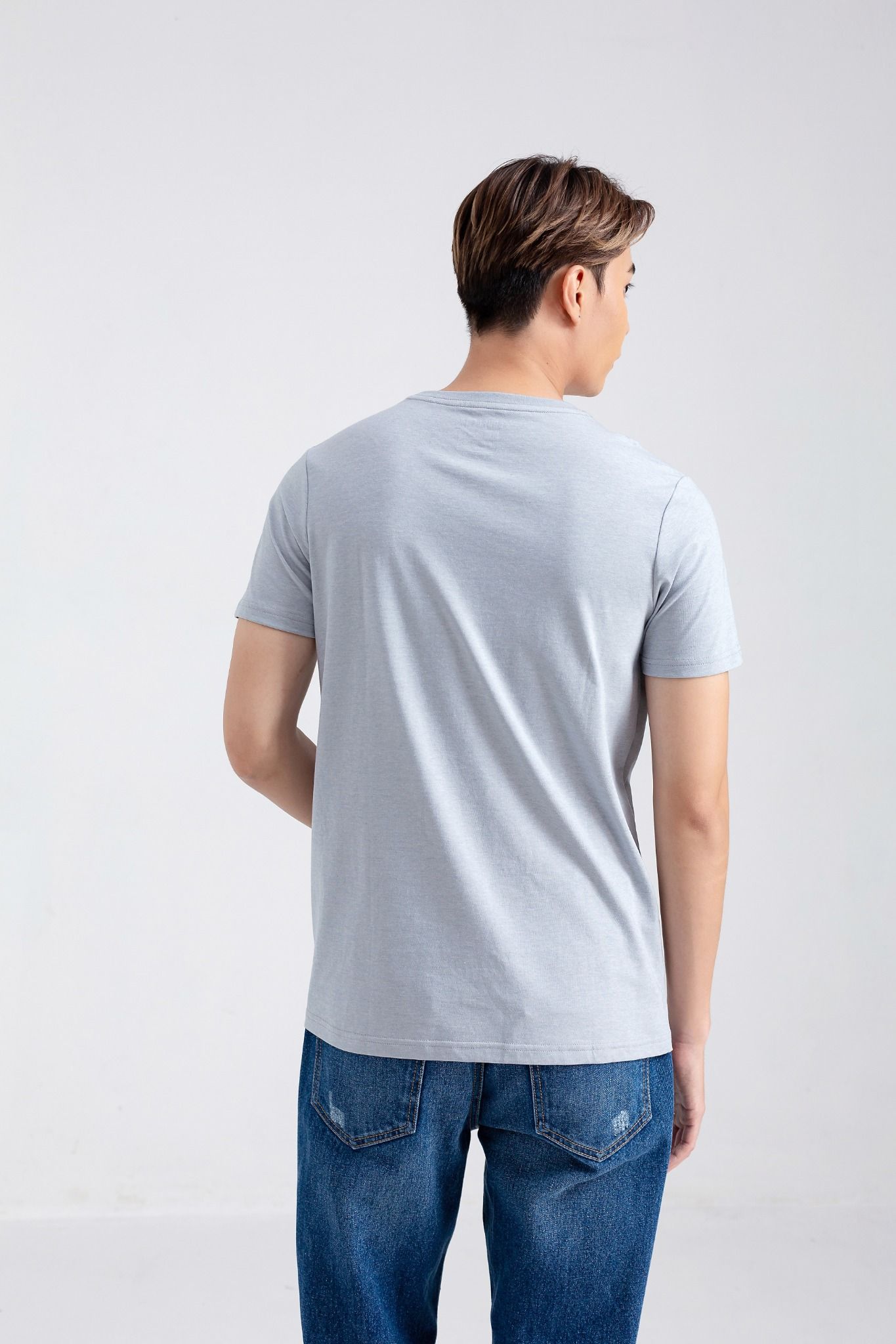 Áo Thun Nam Slim Fit Basic Cổ Tròn MTS 1132 -