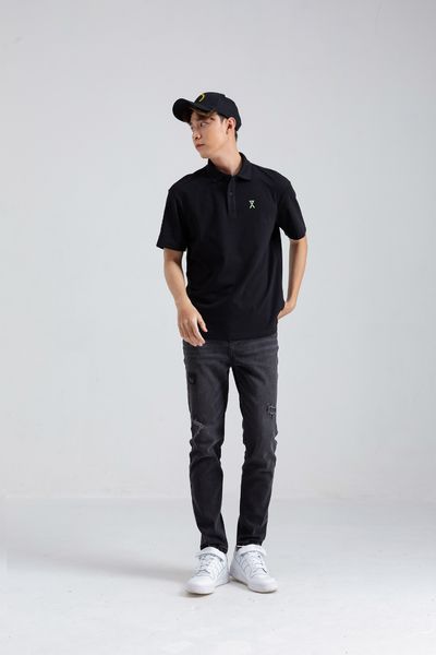 Áo Polo Nam Relax Fit In Typo Serial Chiller MPO 1015