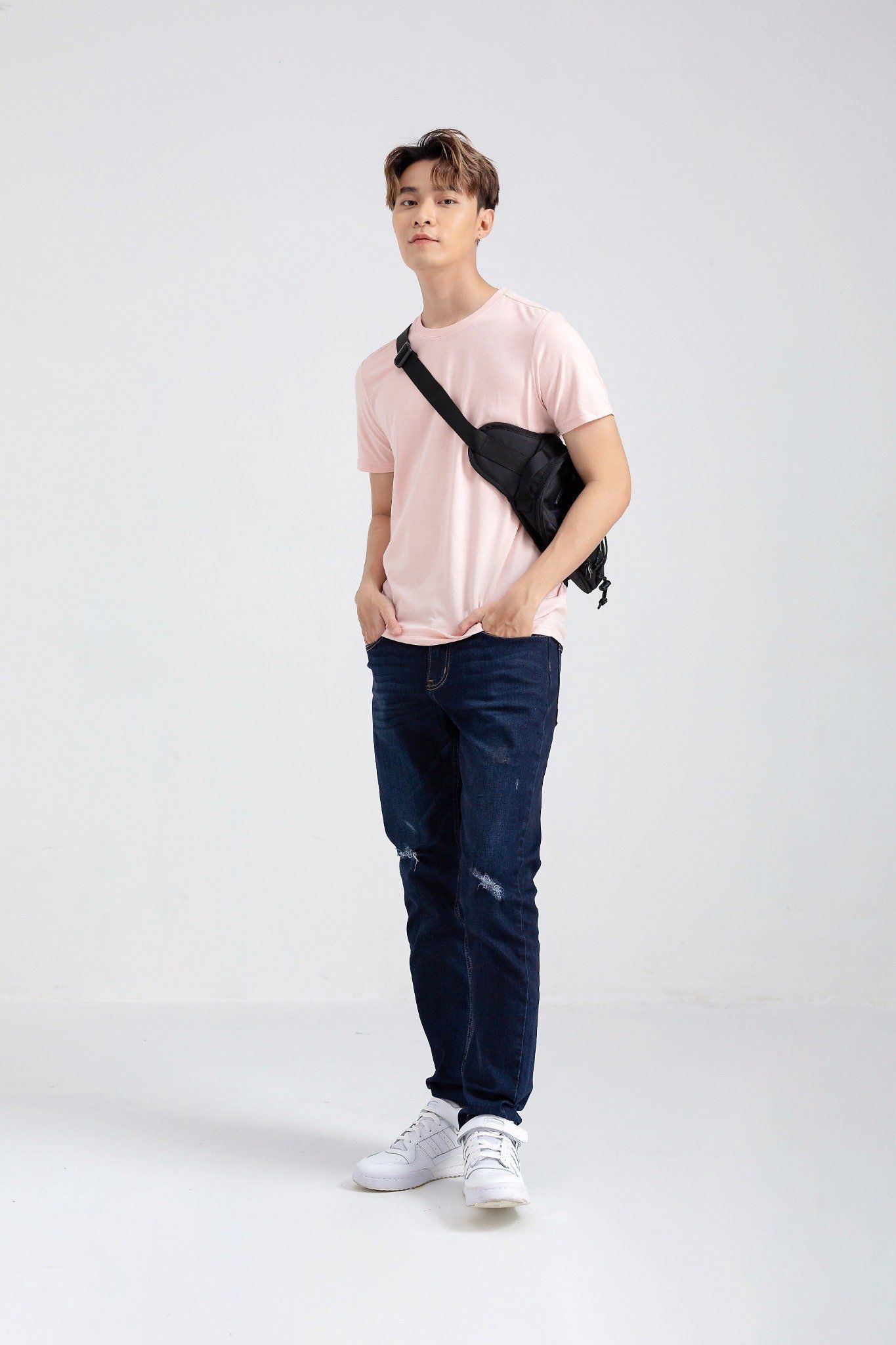 Áo Thun Nam Slim Fit Basic Cổ Tròn MTS 1132 -