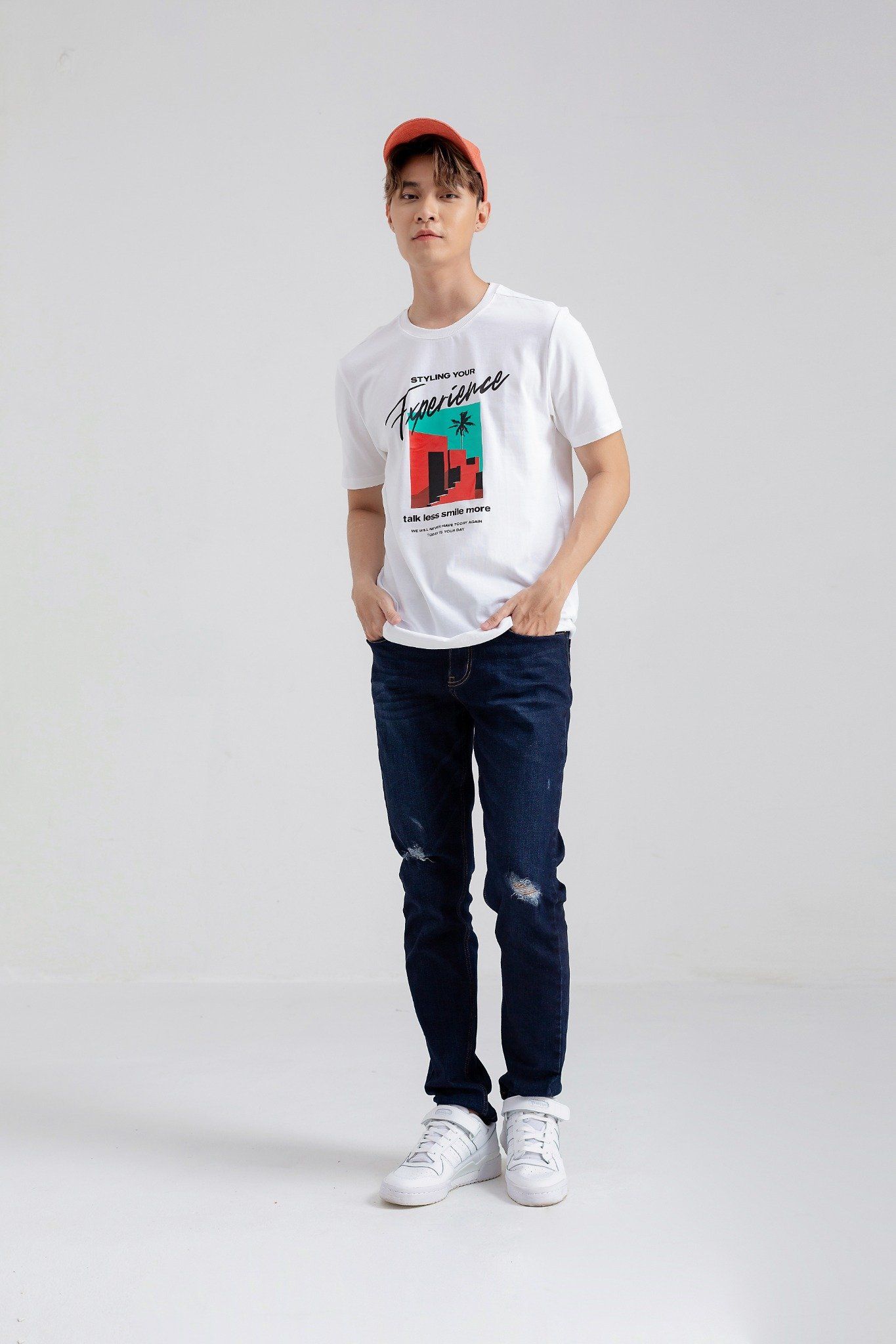 Áo Thun Nam Regular Fit In Typo Slogan Graphic Chill MTS 1160 -