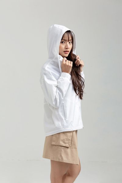 Áo Khoác Dù Nữ Relax Fit Dệt Lỗ Thoáng Khí WOP 2022
