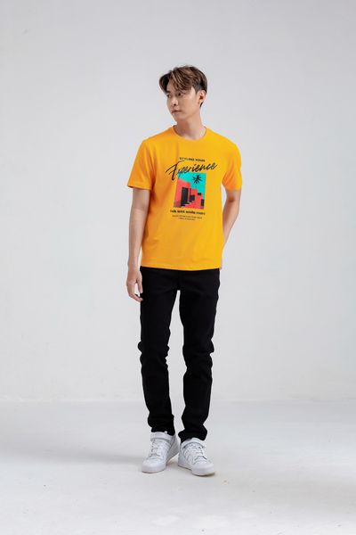 Áo Thun Nam Regular Fit In Typo Slogan Graphic Chill MTS 1160