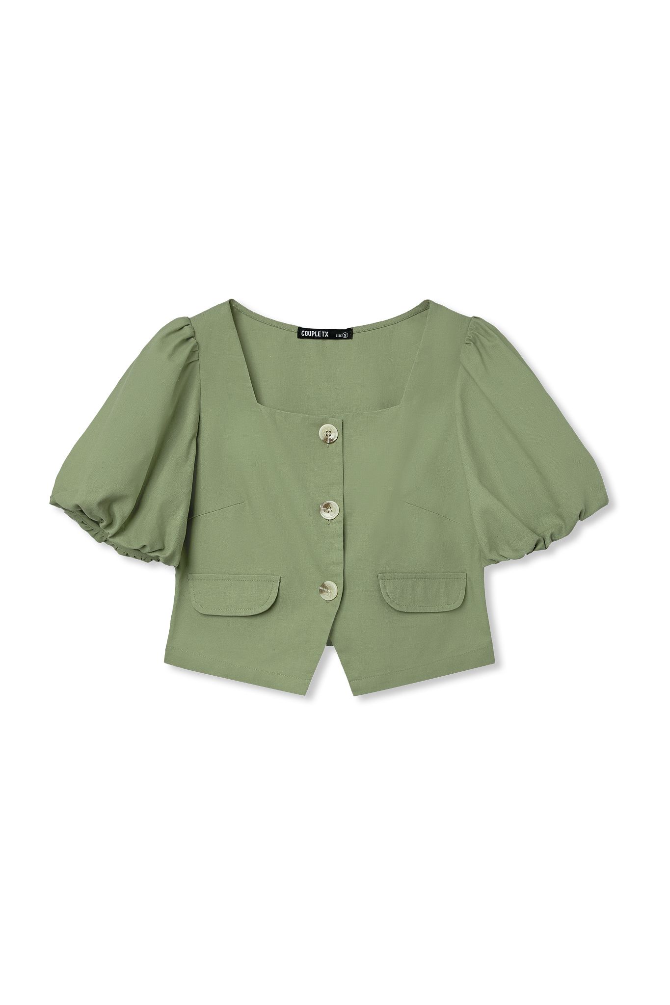 Áo kiểu Nữ Croptop Tay Phồng WBL 2014 -