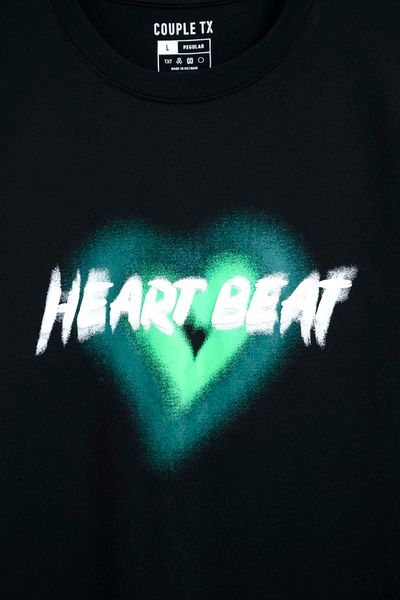 Áo Thun Nam Regular In Graphics Heart Beat MTS 1241