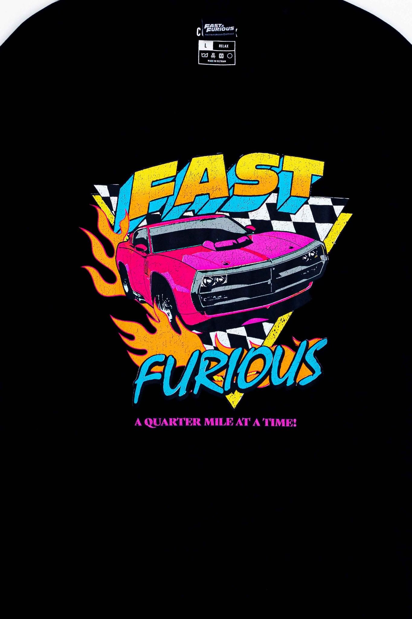 Áo Thun Trẻ Em Fast & Furious In Graphics Hiệu Ứng Nứt KTS 3180 -