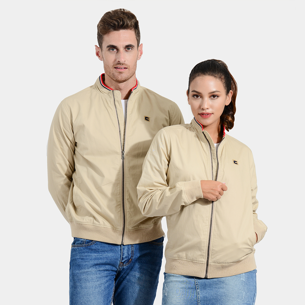 Áo Khoác Bomber Khakis Bo Cổ OMI 1002